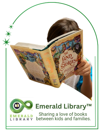 Emerald Library™ - Our founder reading Land of Stories, one of his favourite books!